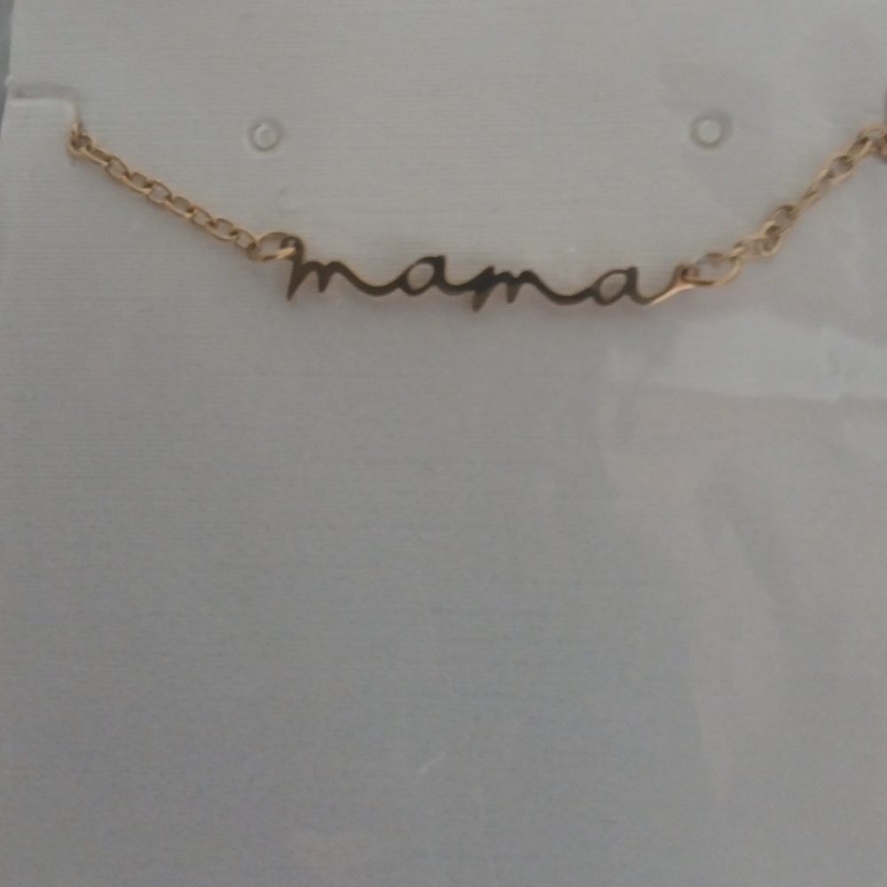 Gold 'Mama' Necklace